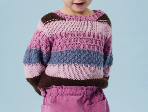 Name It mauve orchid striktrøje